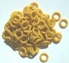 100 10mm Yellow Rubber Rings